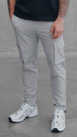 Slim Leg Cargo Pants - Black